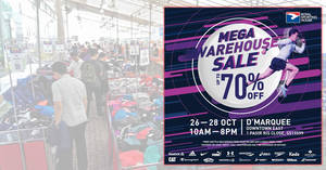 Featured image for Royal Sporting House Mega Warehouse Sale this weekend from 26 – 28 Oct 2019