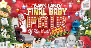 Featured image for (EXPIRED) Baby Land Fair at Singapore Expo from 22 – 24 Nov 2019