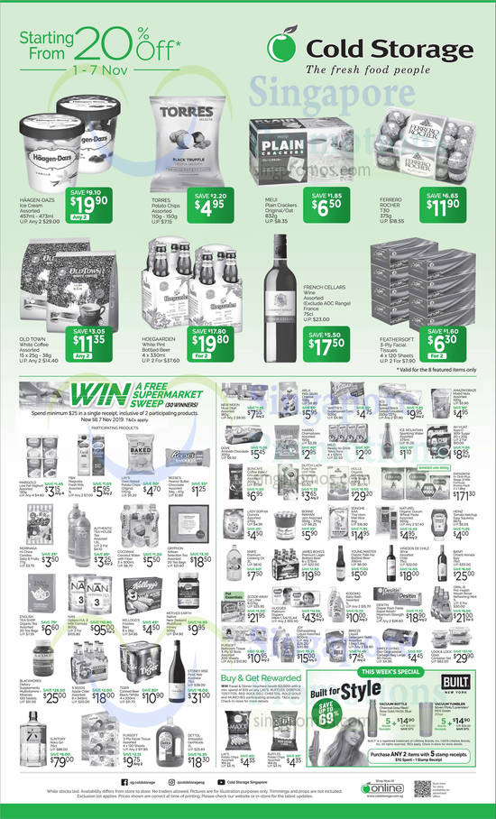 Cold Storage 1 Nov 2019