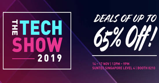 Creative e-store is having a Tech Show 2019 deals of up to 65% off from 14 – 17 November 2019 - 1