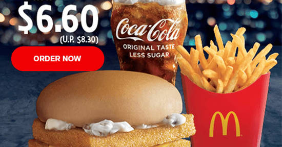 Featured image for McDelivery releases a promo code for a Double Filet-O-Fish® Meal for just $6.60 till 20 November 2019