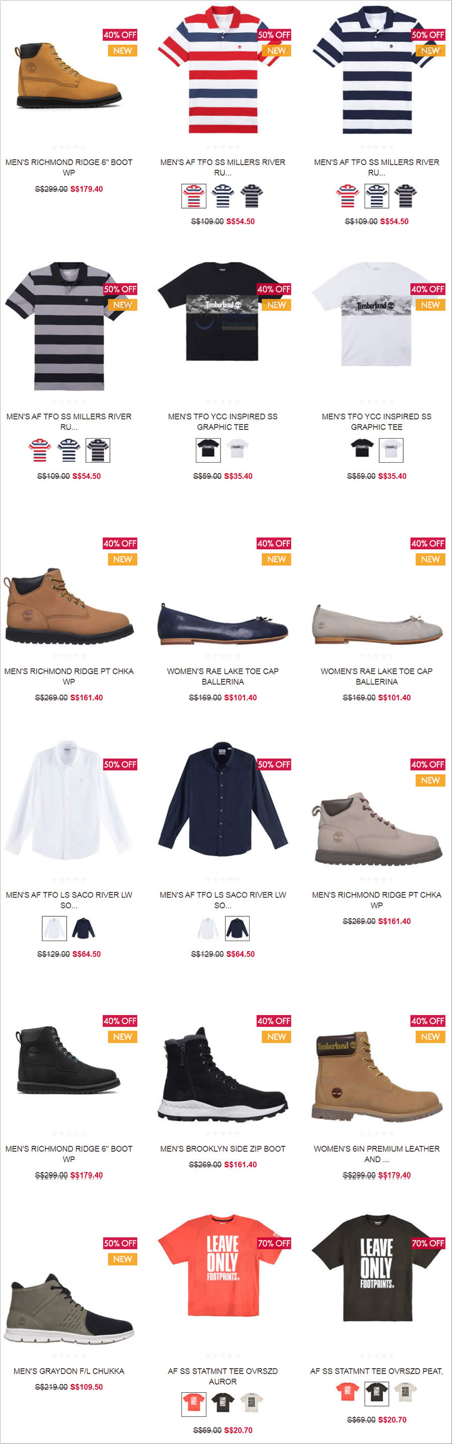 Timberland cyber store monday 2019