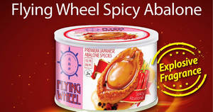 Featured image for (EXPIRED) Buy-2-Get-1-Free Flying Wheel SPICY Abalone (5-6pcs 170g) from 31 Dec 2019