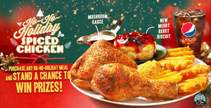 Featured image for Popeyes launches new Ho-Ho-Holiday Spiced Chicken along with new coupons till 6 January 2020