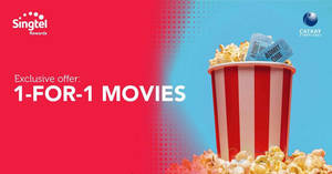 Featured image for (EXPIRED) Singtel customers enjoy 1-for-1 movies every Saturday at all Cathay Cineplexes (From 6 Feb 2021)