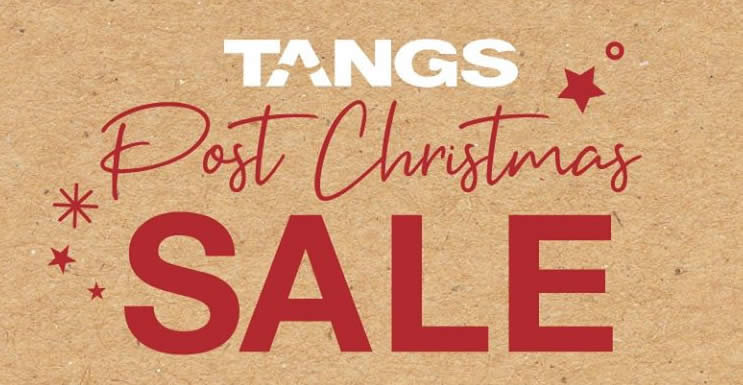 Featured image for TANGS up to 70% OFF Post Christmas Sale from 26 December 2019