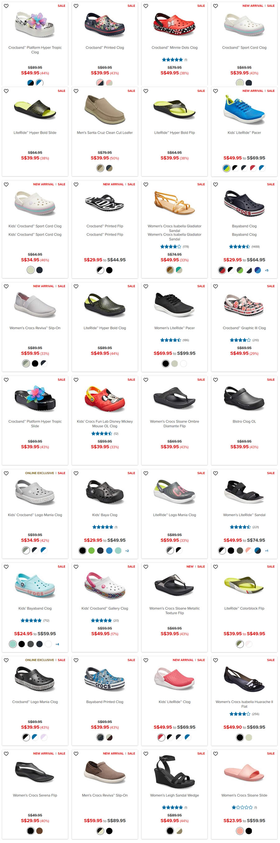 crocs offer