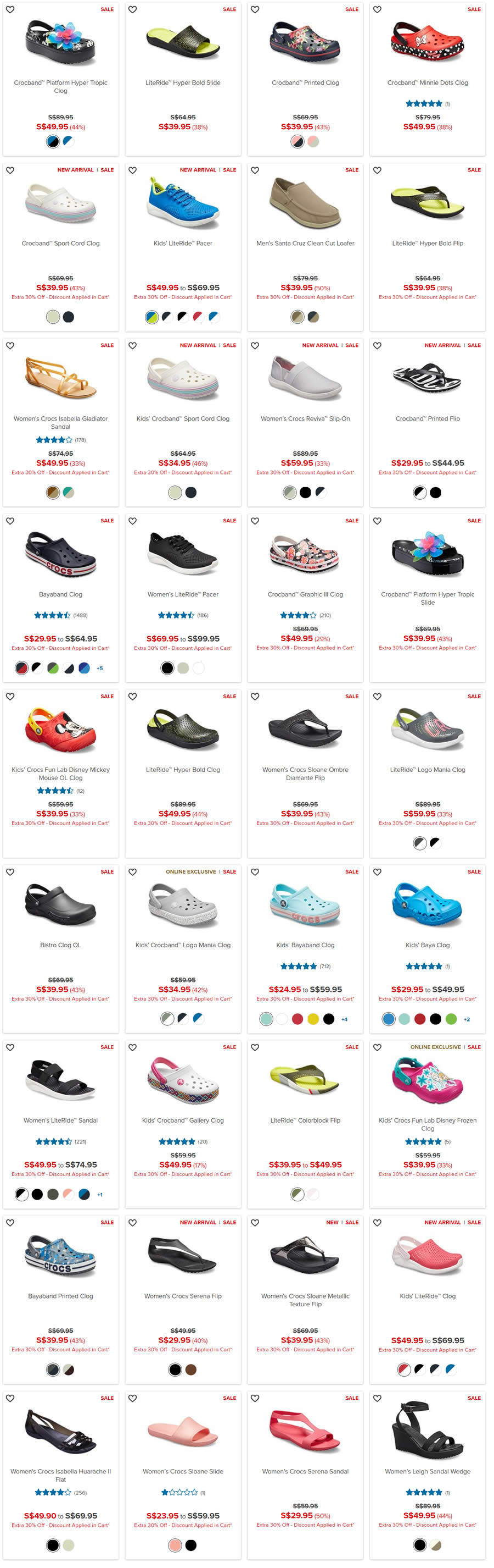 crocs offer