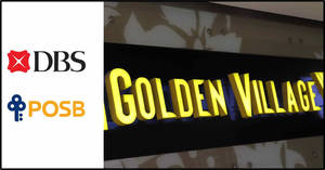 Featured image for Golden Village offering DBS/POSB cardholders up to $3 off movie tickets till 31 Dec 2023