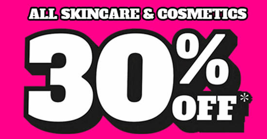 Featured image for Guardian: Save 30% off ALL skincare and cosmetics products till 20 January 2020