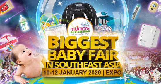 Featured image for Mummys Market Baby Fair 2020 at Singapore Expo from 10 - 12 Jan 2020