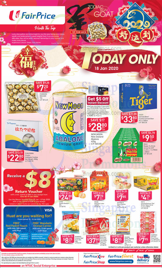 NTUC Fairprice 1-day deals on Sat, 18 January 2020 - $28 ...