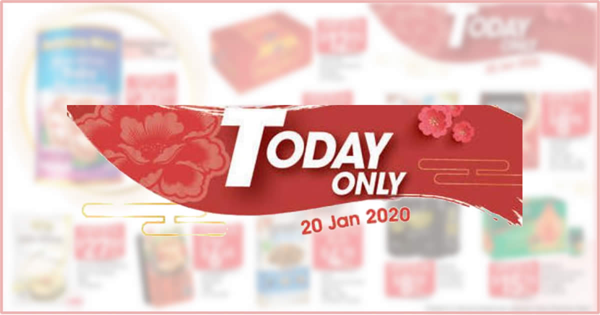Featured image for NTUC Fairprice 1-day deals on Monday, 20 Jan - Golden Chef South African Baby Abalone, Kinder Bueno, Frozen Cod Steak & More