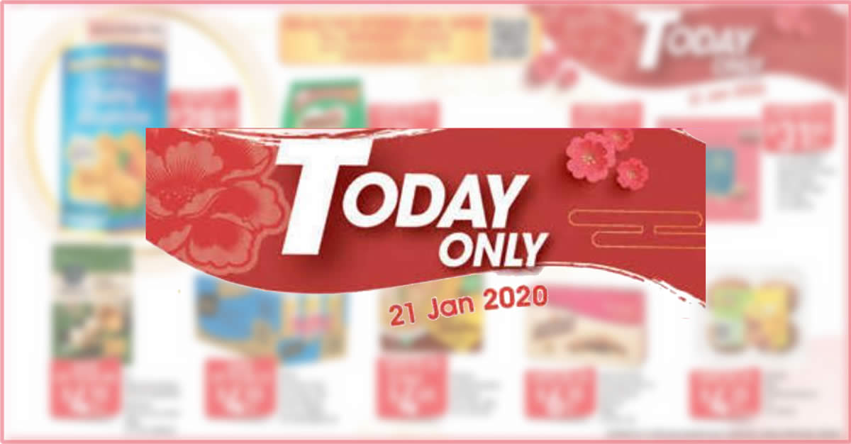 Featured image for NTUC Fairprice 1-day deals on Tuesday, 21 Jan - Golden Chef Australian Baby Abalone, Van Houten, Yeo's & More
