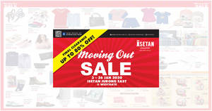 Featured image for (EXPIRED) ISETAN Westgate Final Clearance Has Discounts of Up To 80% Off from 3 to 26 January 2020