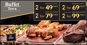 Featured image for (EXPIRED) Buffet Town has buffets for two from $49 (nett) in its 9th anniversary promotion from 10 Feb to 22 March 2020