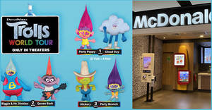 Featured image for (EXPIRED) McDonald’s latest Happy Meal toys features characters from the new Trolls World Tour movie (27 Feb – 1 April 2020)