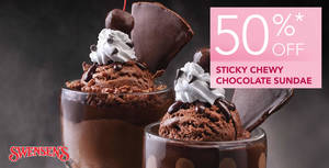 Featured image for This Valentine’s Day, reignite your love at Swensen’s with 50% off signature Sticky Chewy Chocolate Sundae (From 8 – 14 Feb 2020)