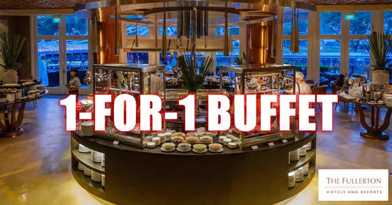 DBS/POSB cardholders enjoy 1-for-1 lunch/dinner buffet at Town Restaurant (The Fullerton Hotel Singapore) till 30 April ’20 (Mon/Thu only) - 1