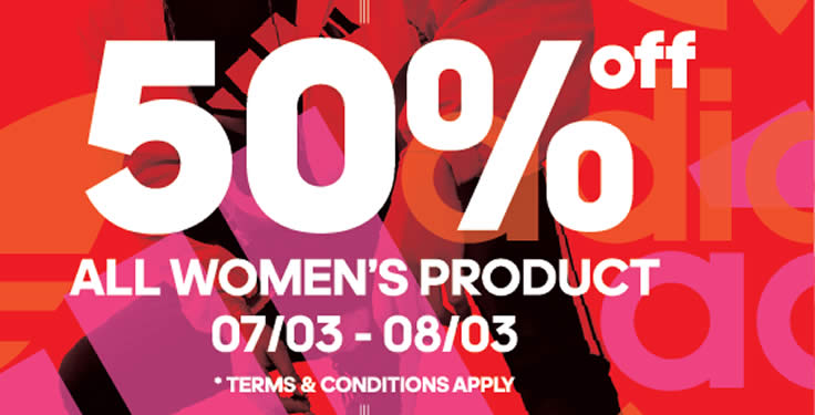 Adidas is throwing 50% off all women's 