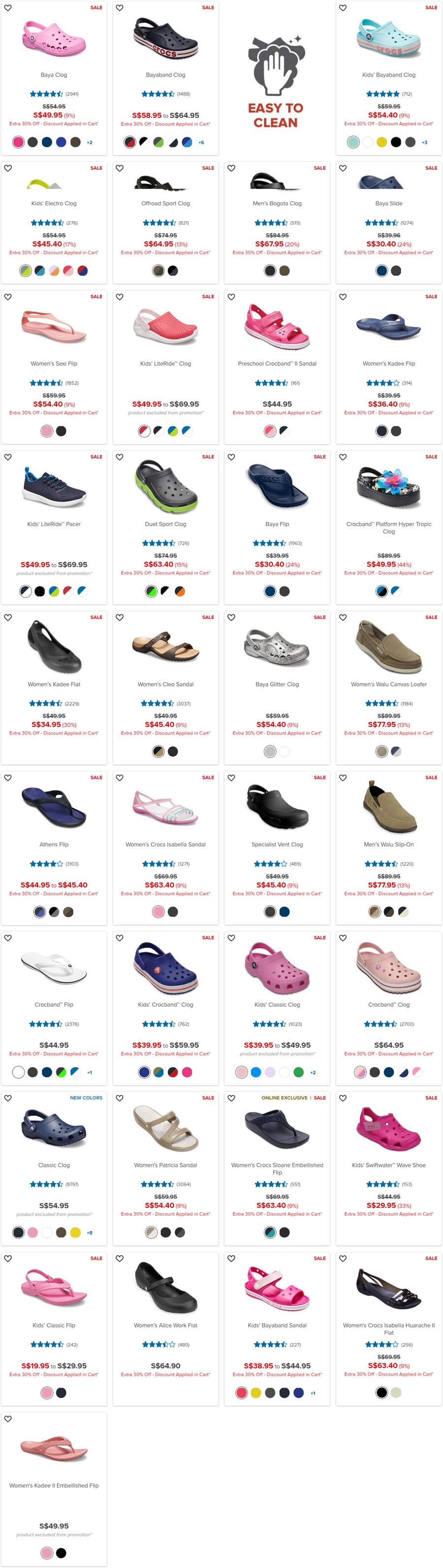 crocs sg online