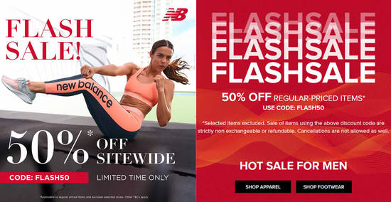 New Balance is throwing 50% off sitewide at its online store for a limited time (From 30 April 2020) - 1