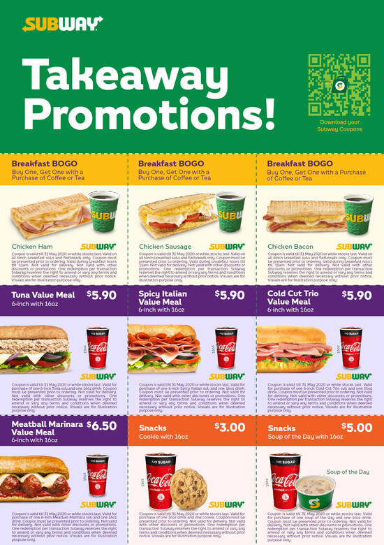 Subway Canada Coupons & Deals - New Coupons