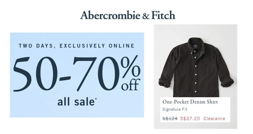 sale abercrombie online