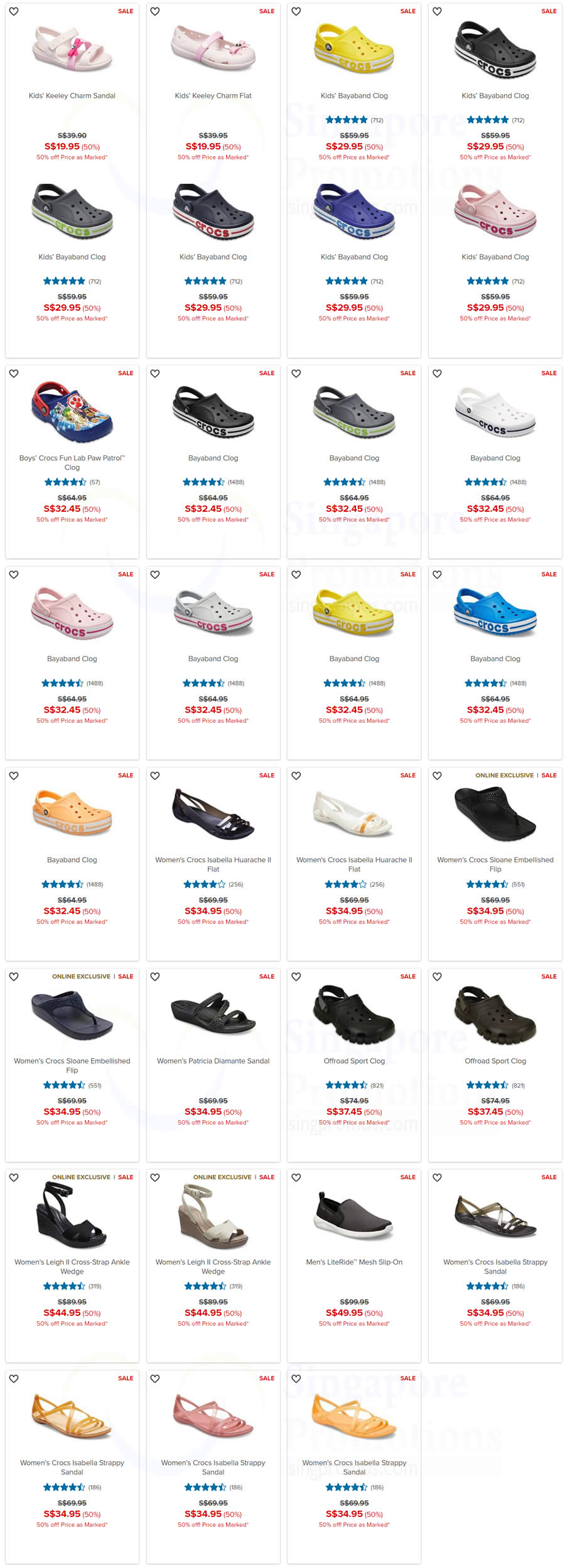 crocs price