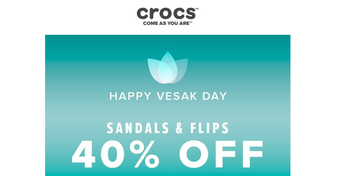 crocs 40 off