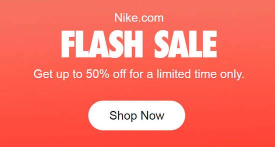 Nike.com FLASH SALE: Up to 50% off for a limited time only (From 29 May 2020) - 1