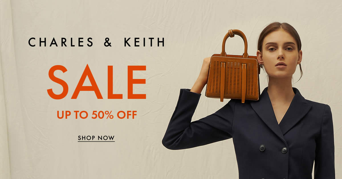 Charles & Keith Up to 50% Off 