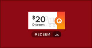 Featured image for (EXPIRED) Qoo10: Grab free $20 cart coupons (usable with min spend $160) valid till 11 June 2020