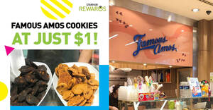 Featured image for StarHub customers enjoy $1 deal for 100g of Famous Amos cookies on 27 June 2020