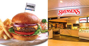 Featured image for (EXPIRED) Swensen’s: Free IMPOSSIBLE™ Burger (U.P. $14.90+) with a minimum of $50 spent on in-store takeaways (19 – 21 June 2020)