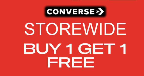 Converse: Buy-1-Get-1-Free Storewide National Day Sale at 10 Stores (7 – 10 August 2020) - 1