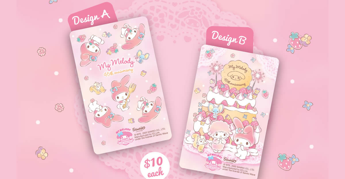 Featured image for EZ-Link to release two new My Melody cards across selected Cheers outlets from 29 July 2020