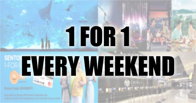 Featured image for Enjoy 1-for-1 tickets to S.E.A Aquarium, Singapore Cable Car, Sentosa Funpass and more every weekend this August with PAssion POSB Debit Card