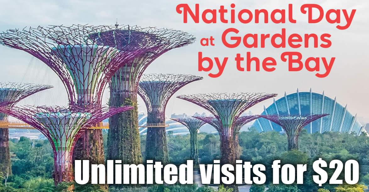 Featured image for Gardens by the Bay: Enjoy 6 months of unlimited visits to Cloud Forest and Flower Dome at the price of a one day ticket