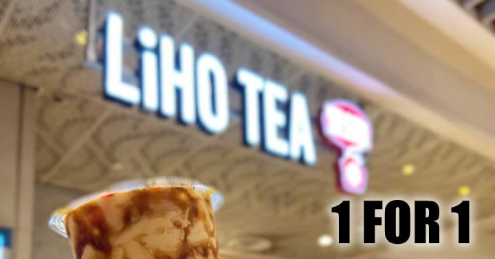 Featured image for LiHO: 1-for-1 selected drinks at all outlets from 30 July - 1 August 2020