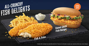 Featured image for McDonald’s brings back Fish & Fries, Sweet Chilli Fish Burger & more from 30 July 2020