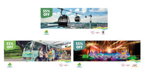 Featured image for Enjoy 55% off Singapore Cable Car Sky Pass, Wings of Time & Sentosa Island Bus Tour till 31 Dec 2020