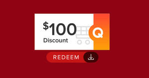 Featured image for Qoo10: Grab free $100 cart coupons (usable with a min spend of $1000) till 30 August 2020