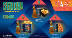 Featured image for Golden Village: Get a Scooby-Doo collectible tumbler when you purchase the GV-exclusive Scoob! Combo Set