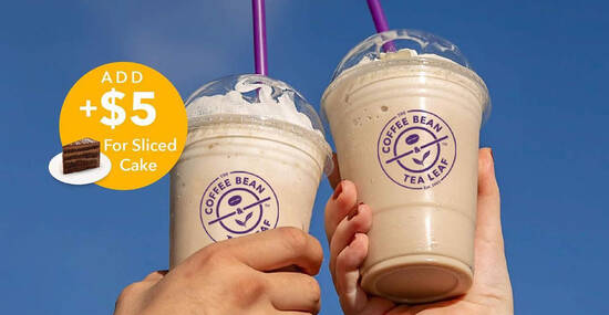 Featured image for The Coffee Bean & Tea Leaf: Two small size Ice Blended drinks at just $9.90 for all SAFRA members and SAF Personnel till 31 July 2020