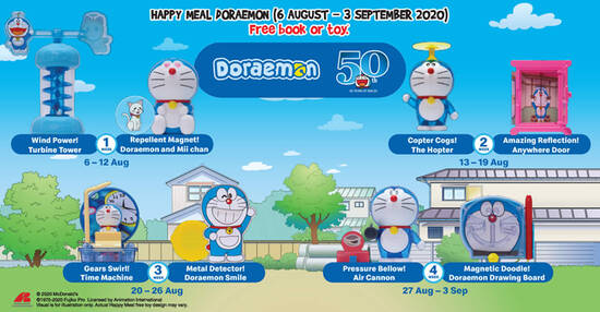 mcdonalds happy meal 2021 doraemon