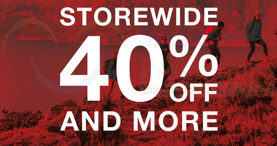 Featured image for The North Face: 40% off storewide sale plus additional 5%/10% off with min 2/3 items purchase from 25 - 30 August 2020