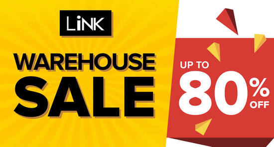 Featured image for Link Warehouse Sale - Up to 80% off shoes, bags, accessories and apparels! From 24 - 27 September 2020