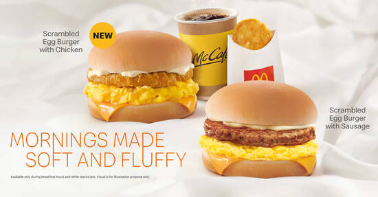 Featured image for McDonald's: The Scrambled Egg Burger is returning in two editions from 3 September 2020