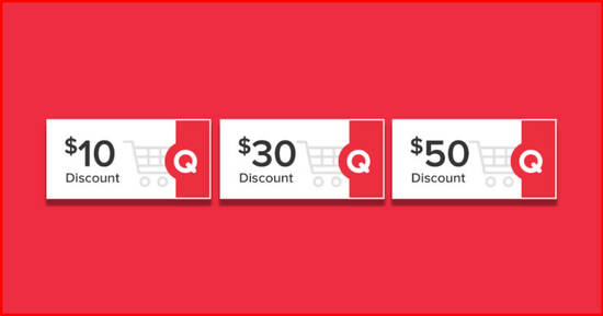 Qoo10 9.9 Promotion – Grab $10, $30 & $50 cart coupons daily till 10 September 2020 - 1